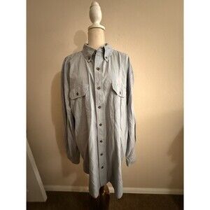 Carhartt Men’s 2XL Long Sleeve Loose Fit Button Down Shirt